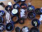 Vielf�ltige Mahlzeit auf Jeju