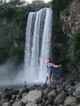 Der Wasserfall f�llt direkt ins Meer